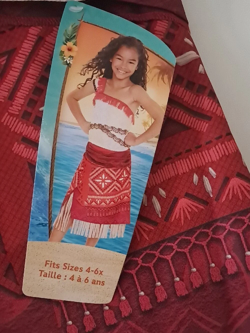 Disney Moana 2 Red and Cream Adventure Costume
